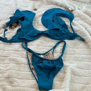 Teal Bikini Set